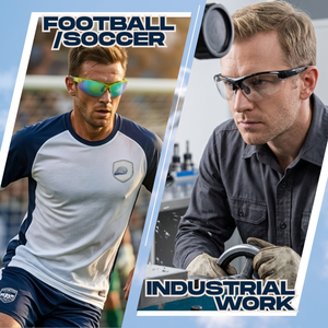 Gafas de seguridad SafeOne J99B negras antiarañazos para jugadores de pickleball - Product Image 5