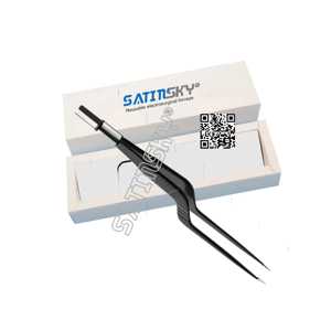 McPherson Pince bipolaire d'irrigation coudée TWO Pin USA Fitting Laparoscopy Equipment - Product Image 3