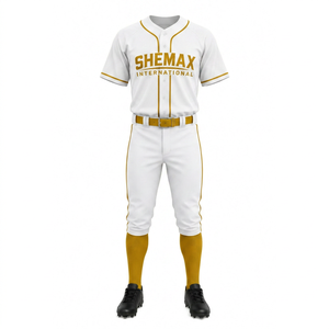 Conjunto Deportivo con Logotipo del Equipo, Uniforme de Béisbol OEM 2026, Logotipo Personalizado, Uniforme Transpirable de Béisbol y Sóftbol para Hombre - Product Image 1