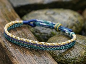 SNH Handmade Adjustable Braided <b>Rope</b> <b>Bracelet</b> for Children's Cute Style Leather and Cotton Material Anniversary - Product Image 1
