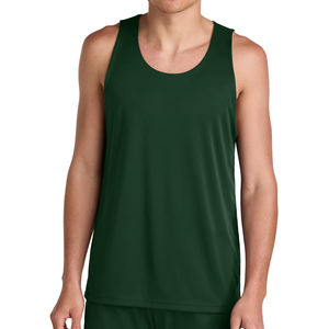 Débardeurs en Spandex/Coton pour Hommes en Gros, Unisexe, Couleur Unie, Impression Personnalisée, Confortables, Respirants, Tricotés, Boutonnés - Product Image 1