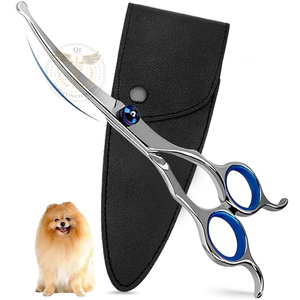 Tijeras pequeñas con punta de bola de 4.5 pulgadas para perros, gatos y todo tipo de mascotas, para el cuidado de orejas, nariz, cara y patas, tijeras de seguridad pequeñas. - Product Image 6