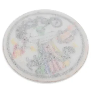 Circular Embroidered Patch With Colorful Fish Design Handmade Chenille Fabric <b>Sew</b>-On Applique Gift Decor - Product Image 3