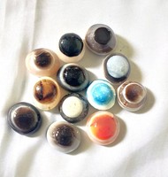 Últimas Novedades al por Mayor: Ojos de Ágata Redondos, Piedras Naturales, Cristales Artesanales, Rocas, Minerales de Hadas Feng Shui, Gemas, Ojos de Ágata de Hadas