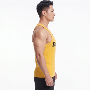Débardeur de sport léger pour homme, décontracté, 100 % polyester, tricoté, sans manches, coupe épaule, pour la gym - Product Image 3