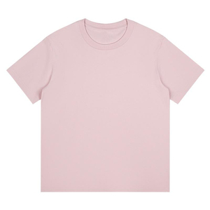 Men's Plain Cotton T-Shirt Short Sleeve O-Neck Regular Fit Solid Color Casual Jersey Knitted Top - Product Image 1