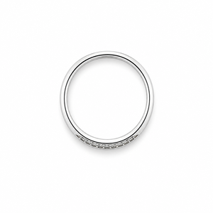 925 <b>Sterling</b> <b>Silver</b> <b>Wedding</b> Ring Women Cubic Zirconia Bridal <b>Band</b> Minimalist Engagement Jewelry - Product Image 4