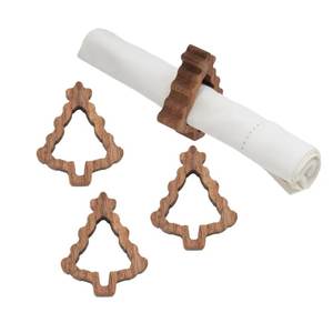Anillo para Servilletas con Cabeza de Ciervo Glamuroso, Decoración Navideña para Mesa, 5 cm de Ancho - Product Image 4