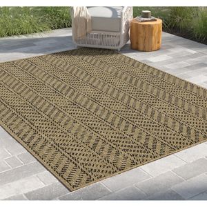 Earth GC_NTL1012 Tappeto per interni/esterni in iuta/nero 7 piedi 10 pollici X 10 piedi 3 pollici - Product Image 1