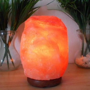 Lampe en sel rose de l'Himalaya extra large, prix d'usine pour restaurant, café, spa, hôtel et décoration cadeau, raffinée et emballée dans un sac - Product Image 2