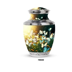 Urne funéraire pour cendres de crémation « Ne me quitte pas », conteneur commémoratif floral, souvenir élégant et durable de qualité supérieure pour la commémoration - Product Image 5