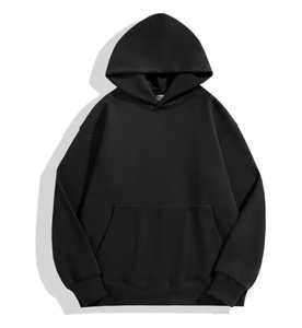 เสื้อฮู้ดดี้เปล่าแบบหนาพิเศษสั่งทำพร้อมโลโก้ขายส่ง ทรงโอเวอร์ไซส์ ไหล่ตก มีกระเป๋าจิงโจ้ รับผลิตแบบ OEM/ODM - Product Image 4