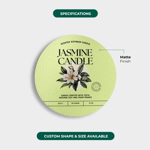 ฉลากพิมพ์ลายนูนแบบกำหนดเอง ฉลากกระดาษพรีเมียม บรรจุภัณฑ์หรูหรา สติกเกอร์กาว - Product Image 2