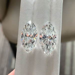 Precio de fábrica al por mayor, diamante cultivado en laboratorio, talla marquesa, 2.80*5.50 MM, 0.15 CT, tamaño DEF/VS, suelto, HPHT CVD, para joyería. - Product Image 2