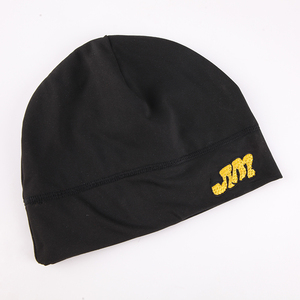Customized High Quality 3D Embroidery Letter <b>Satin</b> <b>Lined</b> 100% Polyester Beanie Custom Logo for Cycling-Unisex Adult Winter <b>Hat</b> - Product Image 3