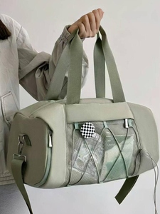 Bolsa Deportiva de Lona Impermeable para Gimnasio, Bolsa de Entrenamiento, Bolsa de Natación con Compartimento para Zapatos, Bolsa de Viaje con Asa para el Hombro - Product Image 2
