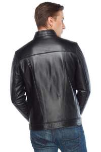 เสื้อแจ็คเก็ตหนังผู้ชายแบบทางการสำหรับฤดูหนาว น้ำหนักเบา ดีไซน์สั่งทำพิเศษ OEM คุณภาพสูง ระบายอากาศได้ดี สำหรับขายออนไลน์ - Product Image 2