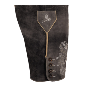 Nuevos Lederhosen Alemanes Austriacos para Hombre, Pantalones Cortos de Cuero Vintage con Bordado Tradicional Bávaro - Product Image 4