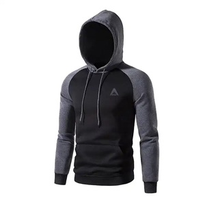 Survêtements de sport pour hommes personnalisables avec logo vierge, ensemble deux pièces en coton 100% délavé à l'acide, avec rayures - Product Image 2