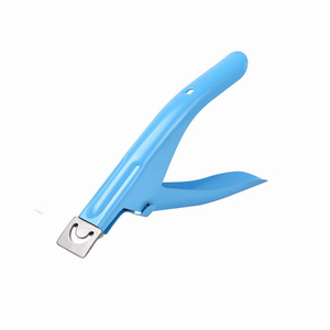 Coupe-ongles professionnels bleus à lames affûtées pour faux ongles – Idéal pour salons de beauté - Product Image 3