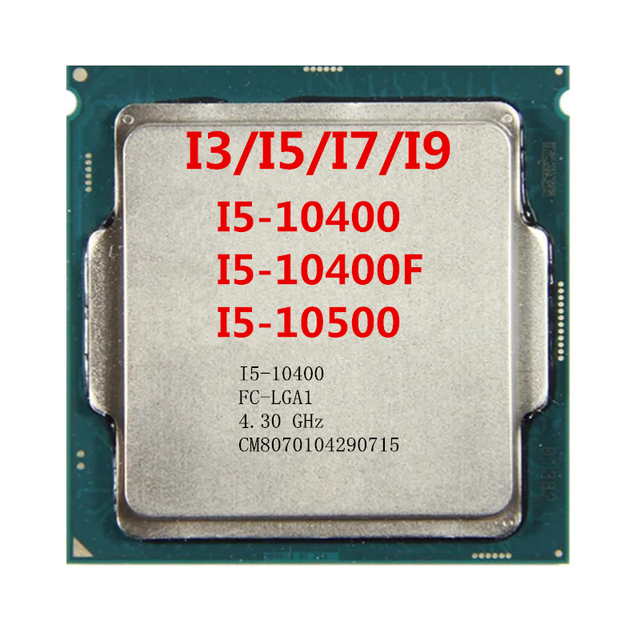 Original Core I5 11400 11400f 10400 10400f  10500  I3 I5 I7 I9 CPU LGA1200  Processor Computer Cpus