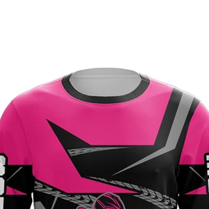 เสื้อเจอร์ซีย์มอเตอร์ไซค์แบบสั่งทำพิเศษ พิมพ์ลายแบบ Sublimation เต็มตัว รับผลิตแบบ OEM/ODM ผ้าระบายอากาศ ยืดหยุ่นได้ เหมาะสำหรับขี่ออฟโรด ผู้ผลิตชุดขี่มอเตอร์ไซค์ - Product Image 2