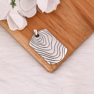 Pendentif Bohème en Argent Massif 925, Bijoux en Argent Vieilli, Fournisseur Direct pour Mariages, Pendentifs et Breloques Raffinés - Product Image 3