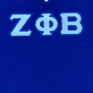 Zeta Chenille Premium V Neck Ringer Shirt Women Embroidery Logo Soft Cotton Casual Fit Short Sleeve Stylish Top - Product Image 6