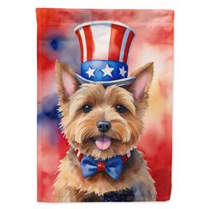 Norwich Terrier Patriotic American <b>Garden</b> <b>Flag</b> Multicolor Mailbox Decorative Yard Banner for Patio Artwork Flower Beds Size - Product Image 1