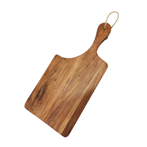 Planche à découper classique en bois massif d'acacia, antidérapante, avec poignée facile à saisir, pour la cuisine et la salle à manger - Product Image 2