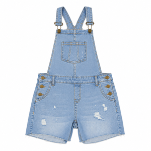 Women's High Waist Breathable <b>Denim</b> Adjustable Strap Bib Overall Casual Summer Jumpsuit - Product Image 3