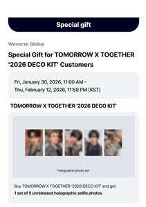 TOMORROW X TOGETHER 2026 DECO KIT (Weverse pob) - Product Image 2