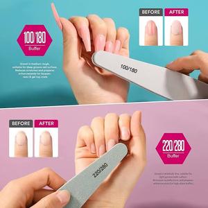 Best Quality Professional Double Side Folding Nail <b>File</b> Durable Stainless Steel Nail Polishing Strip Nail Art Tool Manicure Tool - Product Image 6