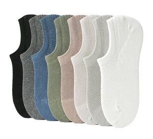 Calcetines Cortos Blancos para Mujer, 100% Algodón, Tejido de Punto, Color Sólido, Absorbentes de Sudor, para Uso Diario, Temporada de Primavera, Grosor Estándar - Product Image 4