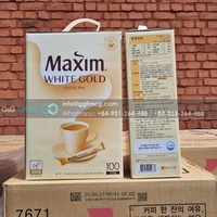 Délicieux café instantané fabriqué en Corée DONGSUH Maxim White Gold Coffee Mix, café le plus vendu à prix compétitif