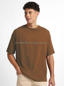 Camiseta de Algodón Orgánico de Manga Corta para Hombre, Corte Regular, Diseño Sólido, Lavada, con Logotipo Personalizado OEM - Product Image 5