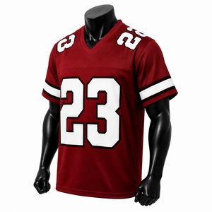 Maillots de football classiques vintage personnalisés respirants – Kits d'uniformes de football – Chemises et hauts de football découpés automatiquement - Product Image 1