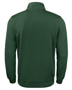 Sweat-shirt à col zippé pour homme, 100% polyester, pull-over décontracté, streetwear, léger, respirant, service OEM, mélange de coton Basi - Product Image 2