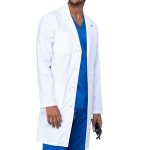 Batas de laboratorio para hombre, diseño personalizado OEM, manga larga, uniformes para personal médico de hospital y laboratorio, bata de laboratorio para médicos y enfermeros. - Product Image 5