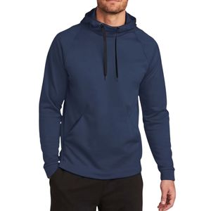 Sweat-shirts à capuche bleu marine unisexe pour la gym, la performance et l'entraînement sportif - Product Image 1