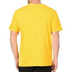 T-shirt surdimensionné 100% coton de haute qualité pour hommes avec logo sérigraphié couleur unie BD - Product Image 2
