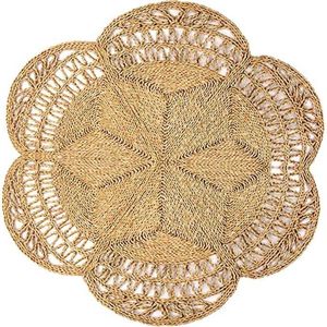 Alfombra Tejida a Mano de Fibra Natural de Pasto Marino para Decoración de Sala de Estar, Diseño Personalizado, Alfombras Antideslizantes, Exportación de Vietnam - Product Image 1