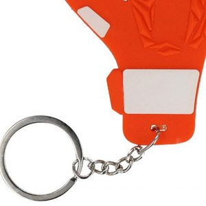 <b>Customized</b> Logo Size and Color PVC Rubber Goalkeeper Gloves <b>Keychain</b> Hot Selling PVC Rubber Goalkeeper Gloves <b>Keychain</b> - Product Image 2