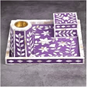 Set de Bakhoor Floral Artístico y Audaz |   Vibrante Caja de Regalo con Quemador de Incienso Oud |   Resina Ecológica de Madera de Mango con Fragancia Árabe de Lujo - Product Image 4