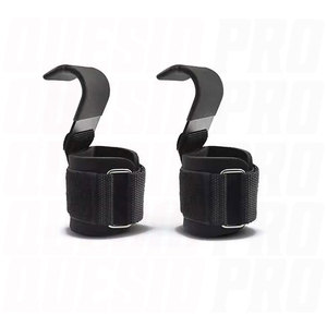 Ganchos de Neopreno Resistentes para Levantamiento de Pesas, con Correas Ajustables para las Muñecas, Protector de Palmas Antideslizante, para Entrenamiento en Gimnasio - Product Image 1