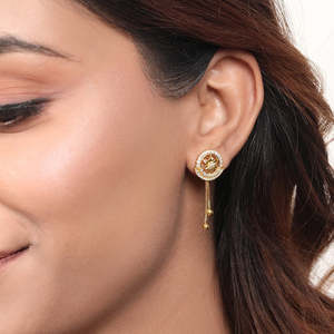 Cadeau de Noël pour la Saint-Valentin, boucles d'oreilles étoiles dorées plaquées or 925 en argent sterling pour femmes et filles - Product Image 5