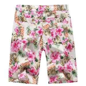 Pantalon en toile coupe classique, matière robuste, pour l'aventure en plein air, usage quotidien, imprimé, décontracté, court, pour hommes - Product Image 2