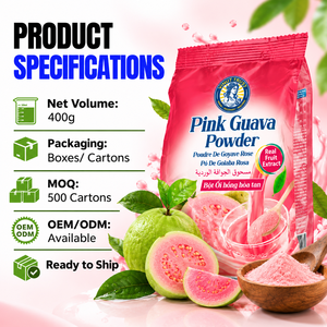 <b>Pink</b> Guava <b>Powder</b> 400g 100% Natural Fruit Extract Instant Beverage Mix for Adults - Product Image 2