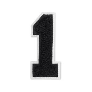 Custom <b>Number</b> Embroidered Patches Premium Quality <b>Iron</b> <b>On</b> Sew <b>On</b> Velcro <b>Number</b> Badge Different Sizes OEM ODM Wholesale - Product Image 1