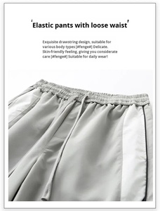 กางเกงวอร์มผู้ชายไซส์ใหญ่ เอวกลาง ทรงตรง ผ้าวอร์สเตด ยืดหยุ่นได้ เหมาะสำหรับออกกำลังกาย เล่นกีฬา หรือใส่ลำลอง - Product Image 4